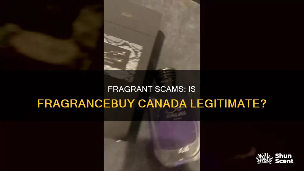 is fragrancebuy canada legit