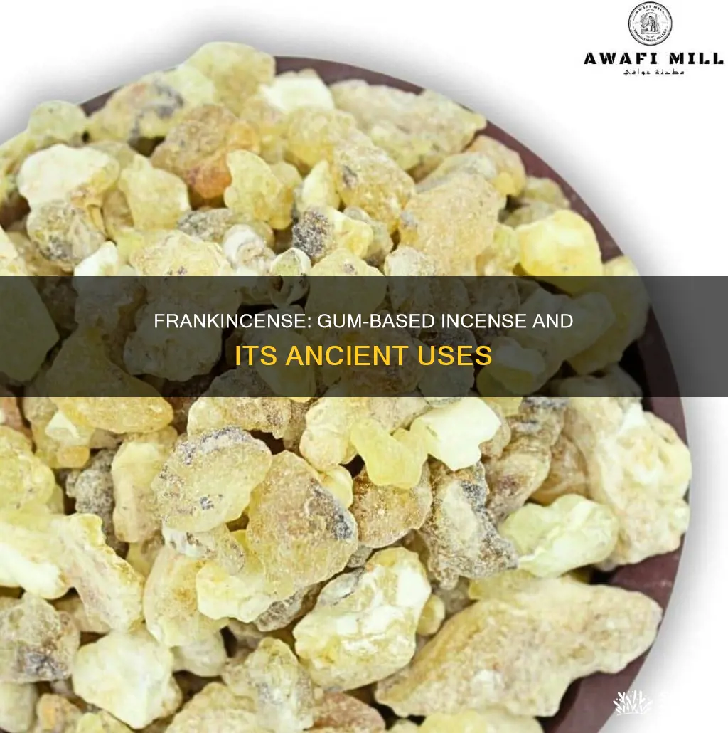 is frankincense used for gum in incense