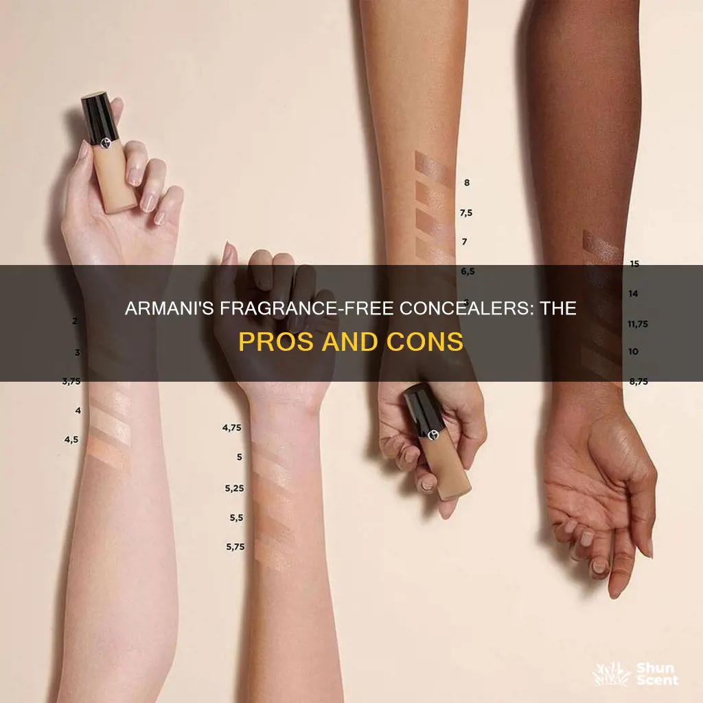 is georgio armani concealers fragrance free