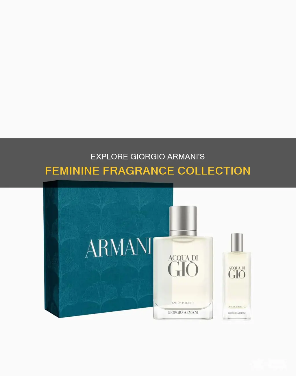 is giorgio armani perfume for her