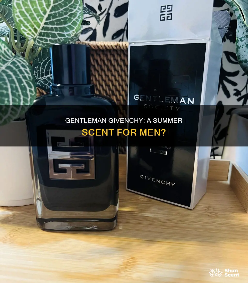 is givenchy gentleman a summer fragrance