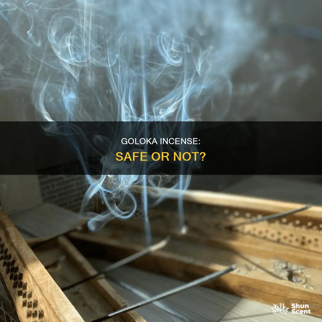 is goloka incense safe