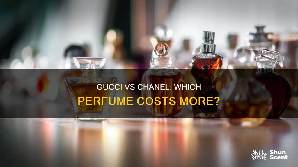is gucci more expensive than chanel perfume