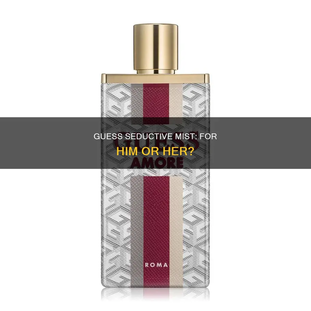 is guess seductive fragrance mist for men or women