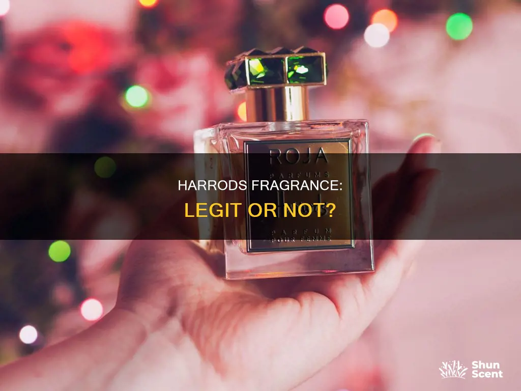 is harrods fragrance legit