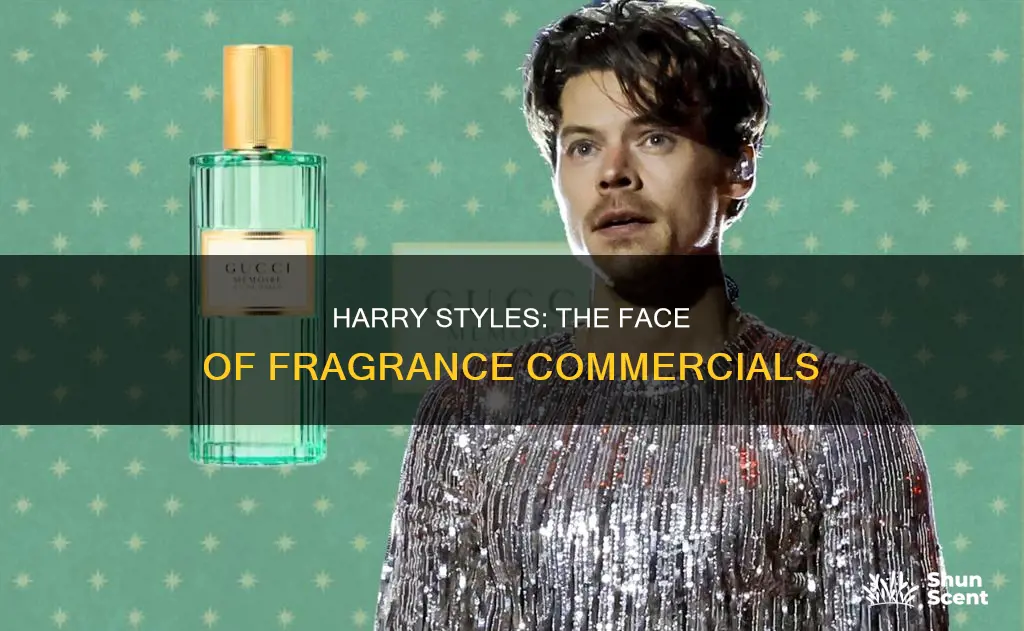 is harry styles in a cologne commercial