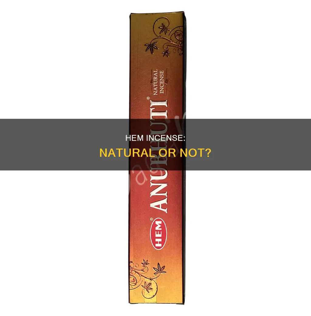 is hem incense natural