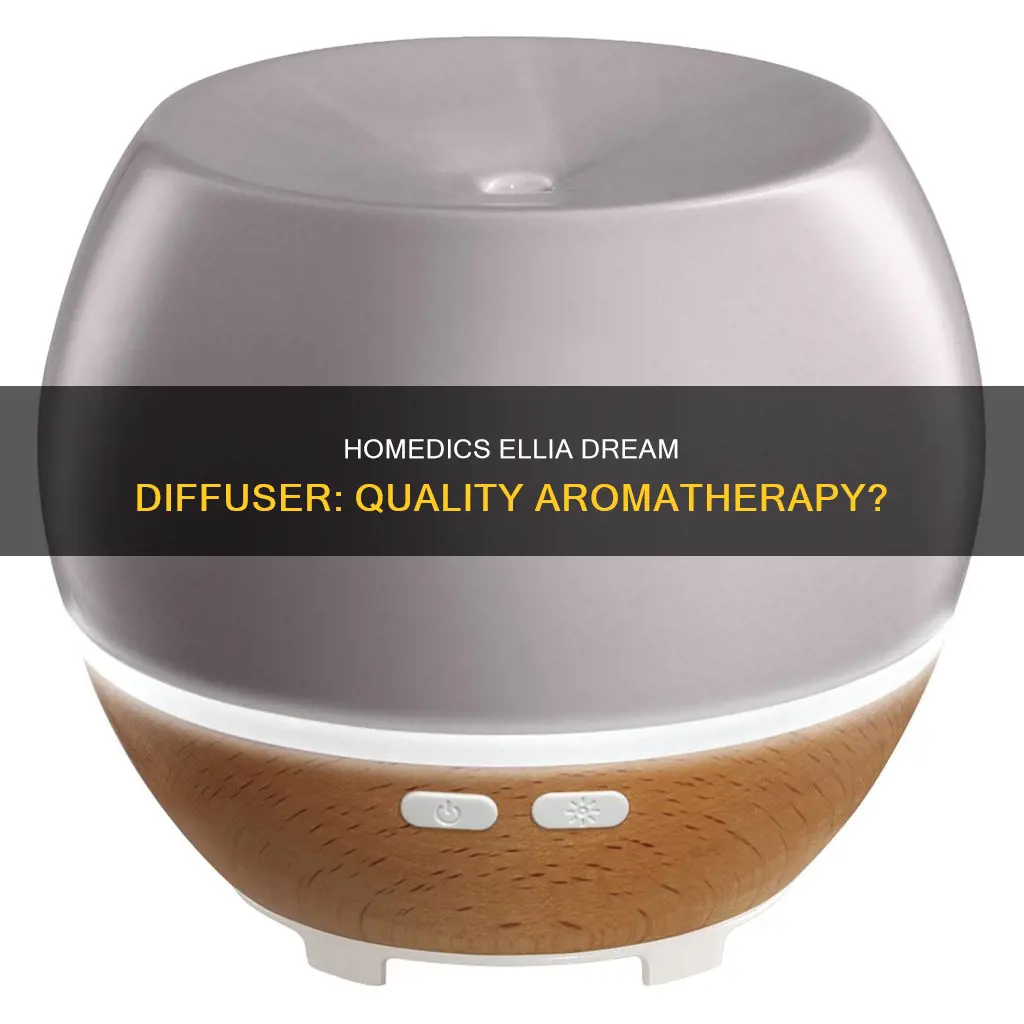 is homedics ellia dream ultrasonic aroma diffuser good quality