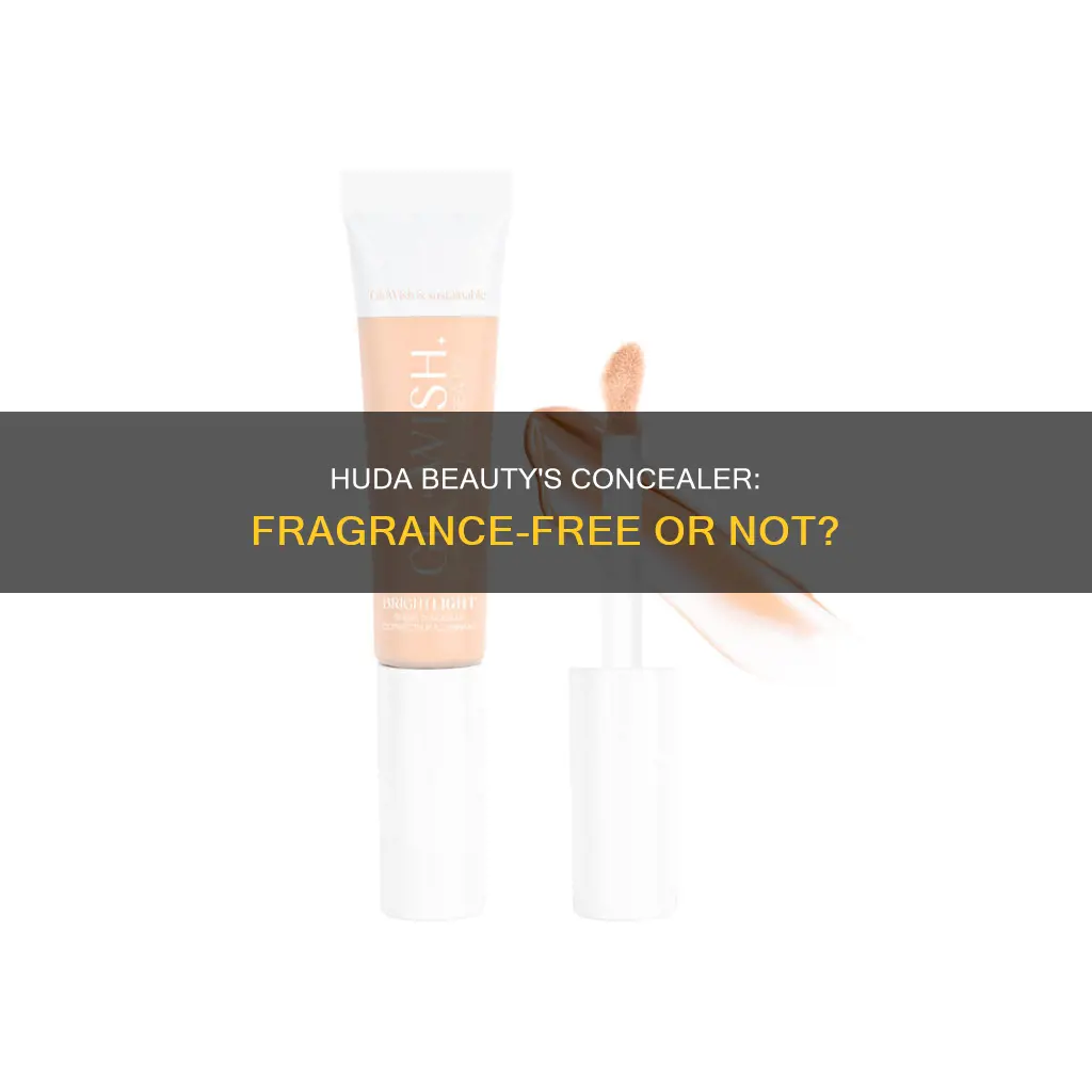 is huda concealer fragrance free