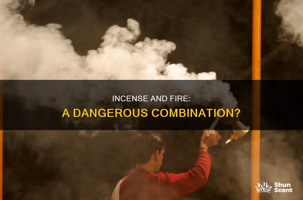 is incense a fire haard