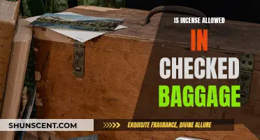 Incense and Checked Baggage: What You Need to Know