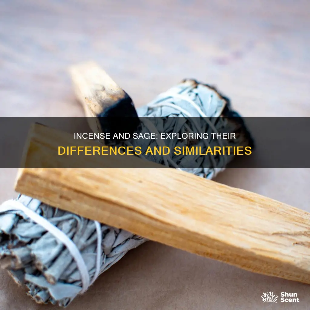 is incense and sage the same
