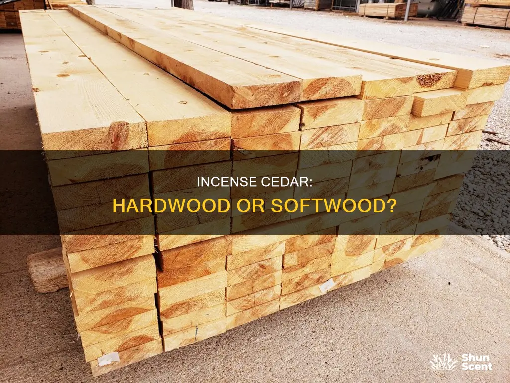 is incense cedar a hardwood