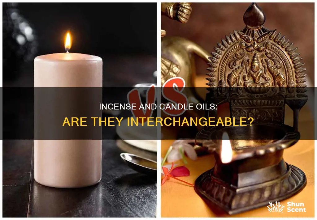 is incense oil and candle oil the same
