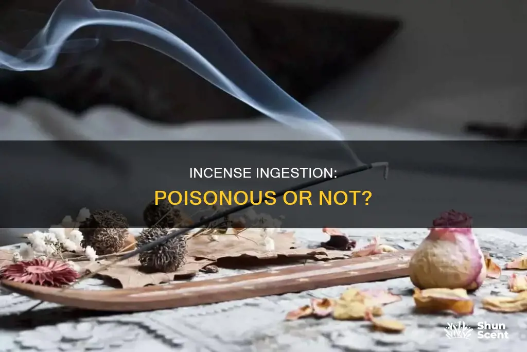 is incense poisonous to eat