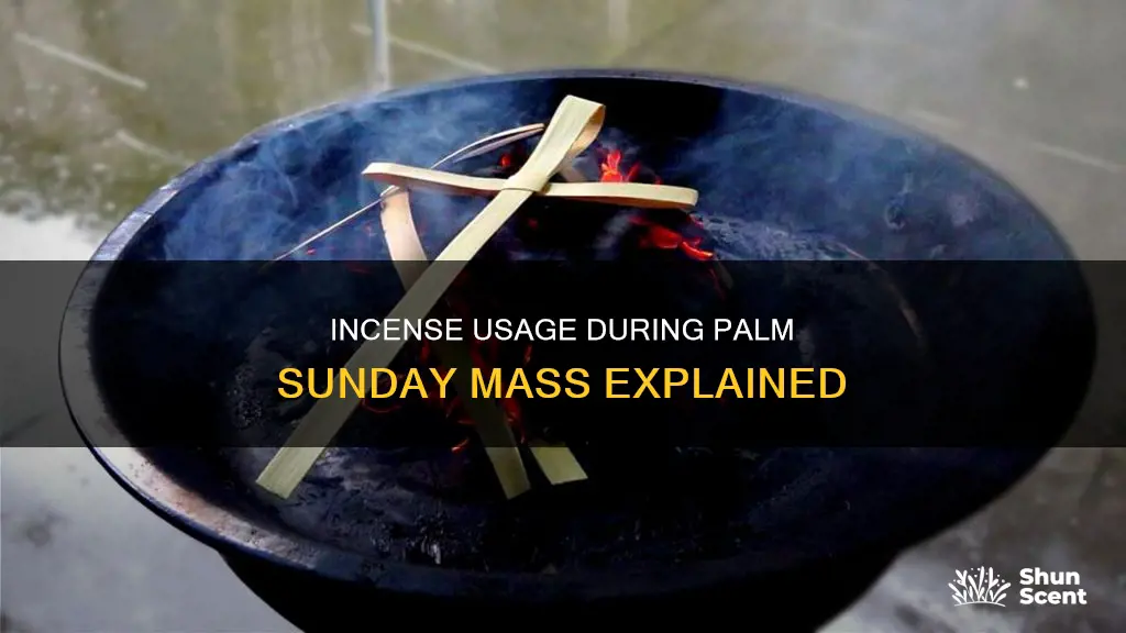 is incense used in palm sunday mass