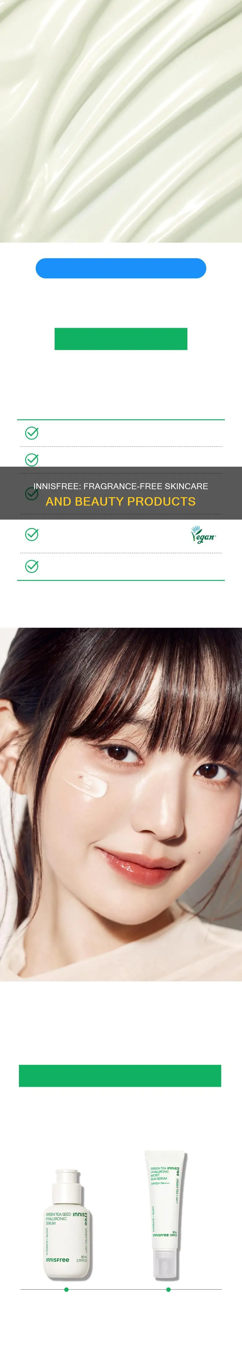 is innisfree fragrance free
