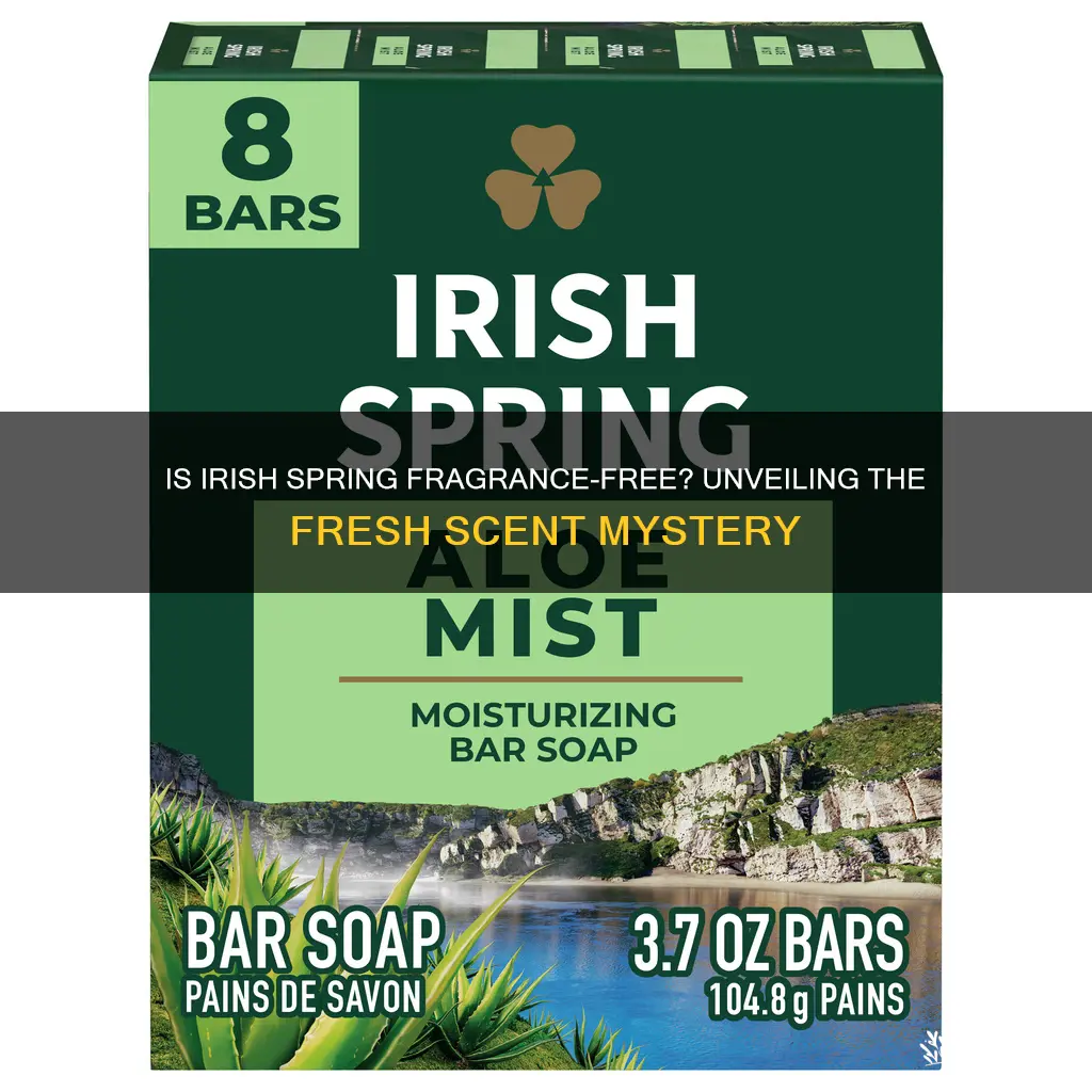 is irish spring fragrance free