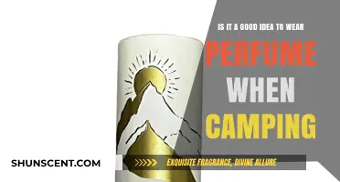 Should You Wear Perfume While Camping?