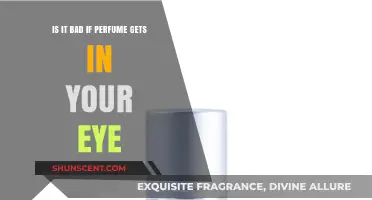 Perfume in your eye: What's the harm?