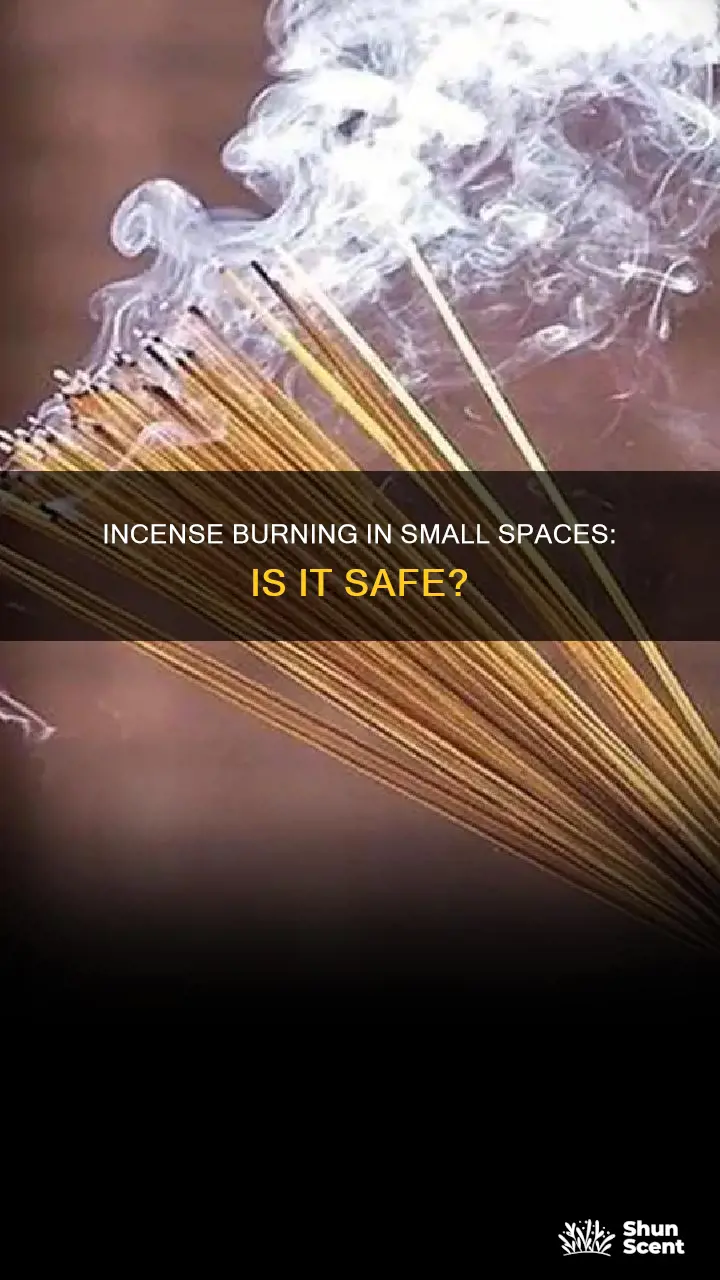is it bad to burn incense in a small room