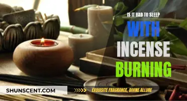 Burning Incense While Sleeping: Is it Safe or Risky?