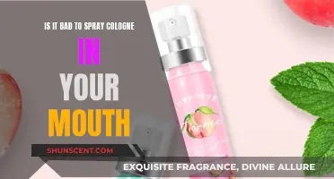 Spraying Cologne in Mouth: Is It Harmful?