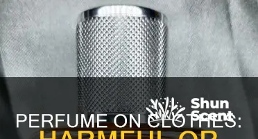 is it bad to spray perfume on your clothes