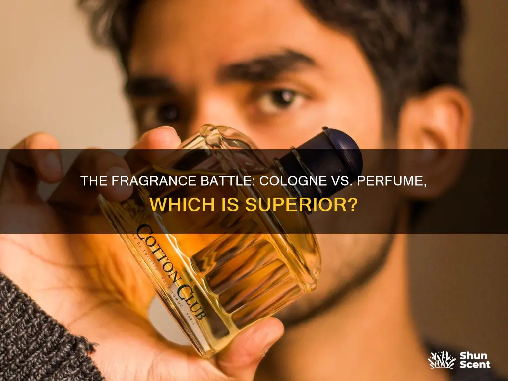 is it better to use perfume or cologne