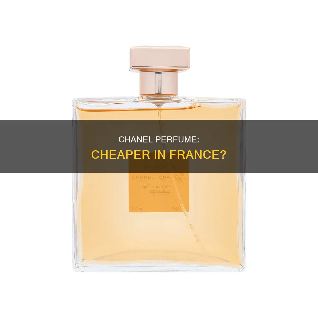 is it cheaper to buy chanel perfume in france