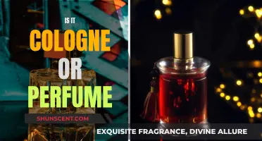 The Difference Between Cologne and Perfume