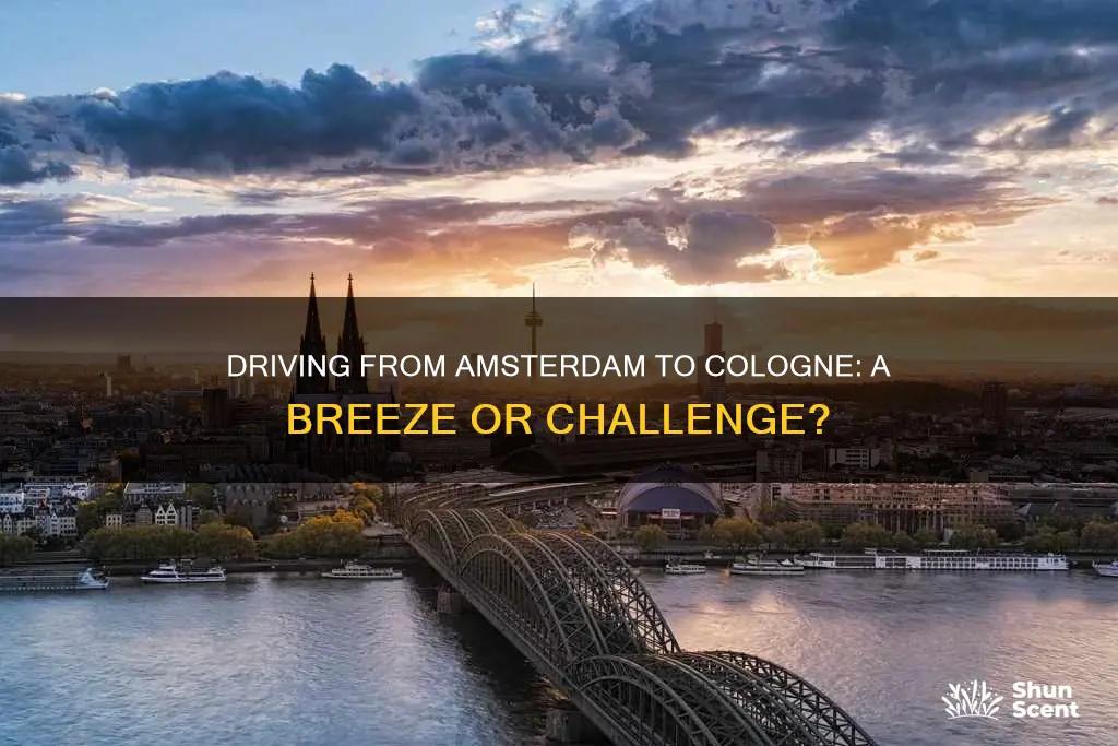 is it easy to drive from amsterdam to cologne