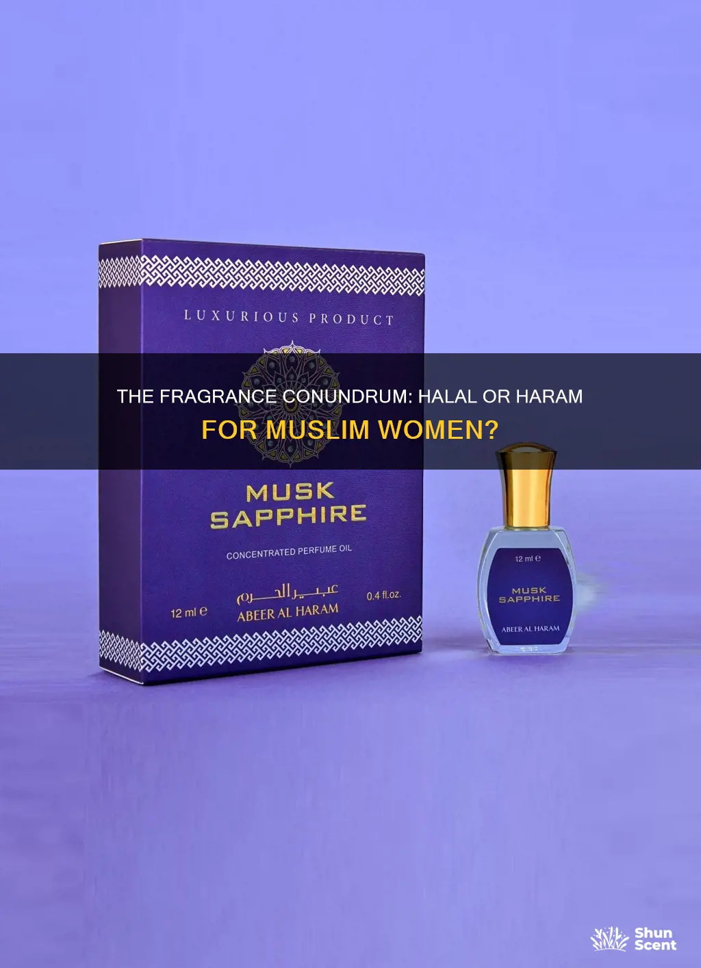 is it haram to wear perfume as a woman