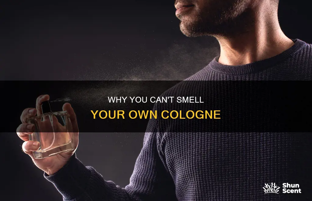 is it normal to not smell your cologne