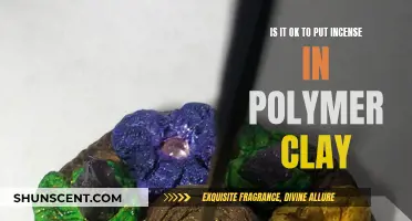 Incense and Polymer Clay: A Creative Caution