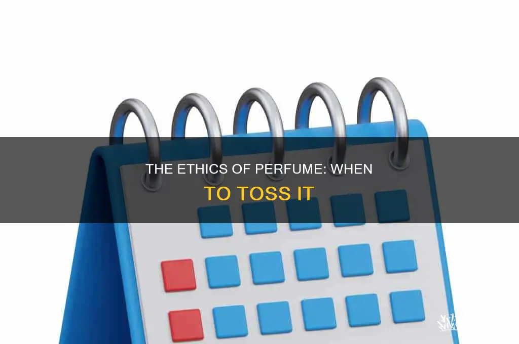 is it ok to throw away perfume