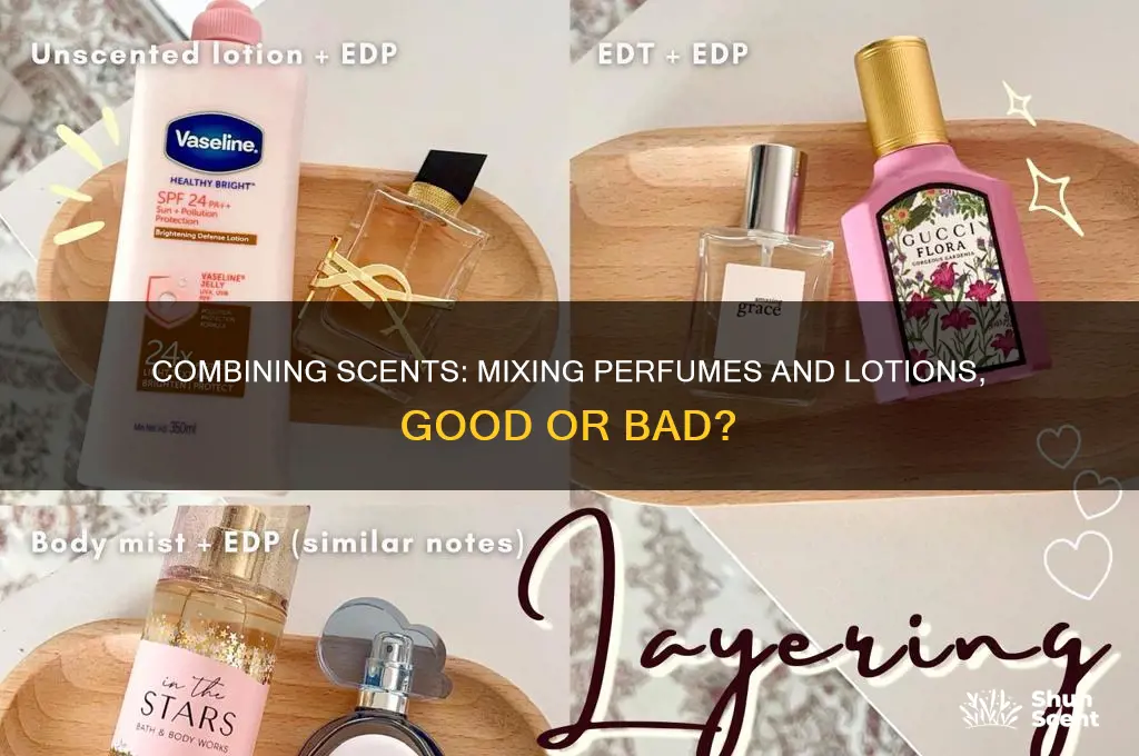 is it okay to mix perfume with lotion