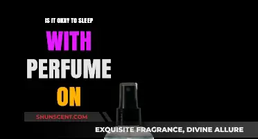 Should You Sleep With Perfume On?