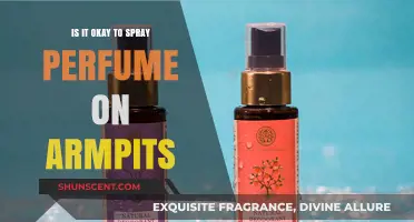 Spraying Perfume on Armpits: A Good Idea?