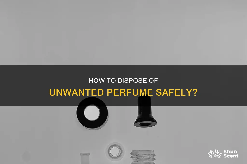 is it okay to throw perfume in the garbage