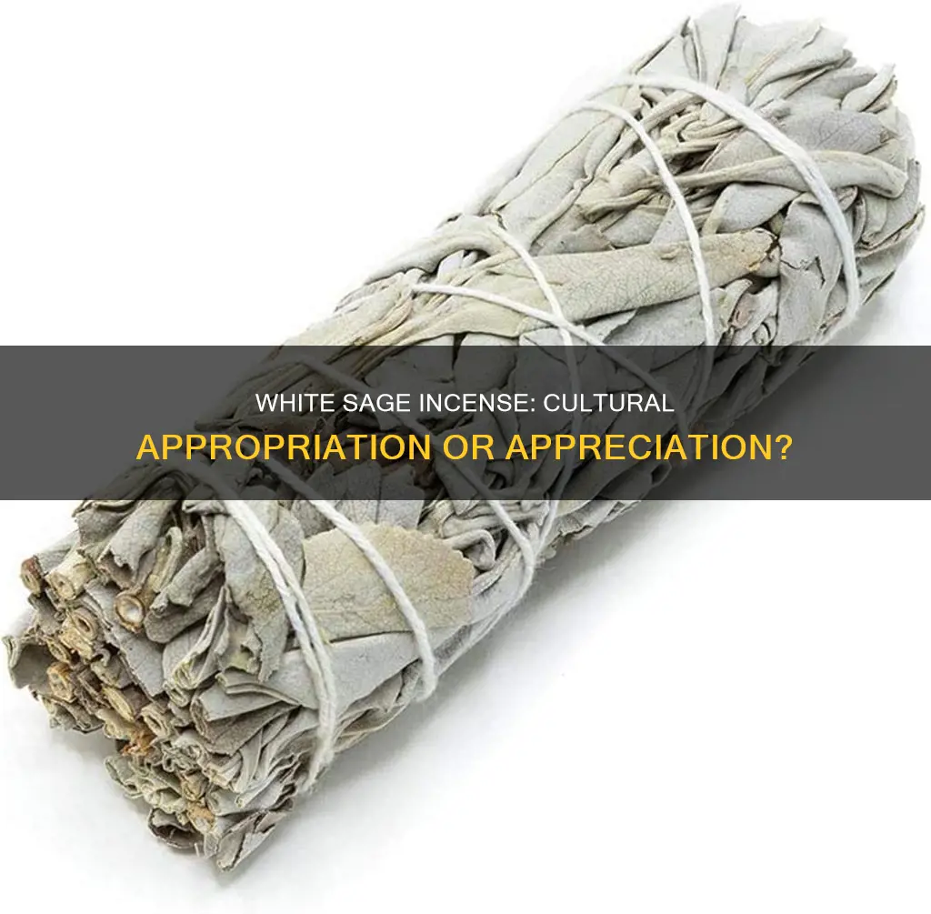 is it okay to use white sage incense