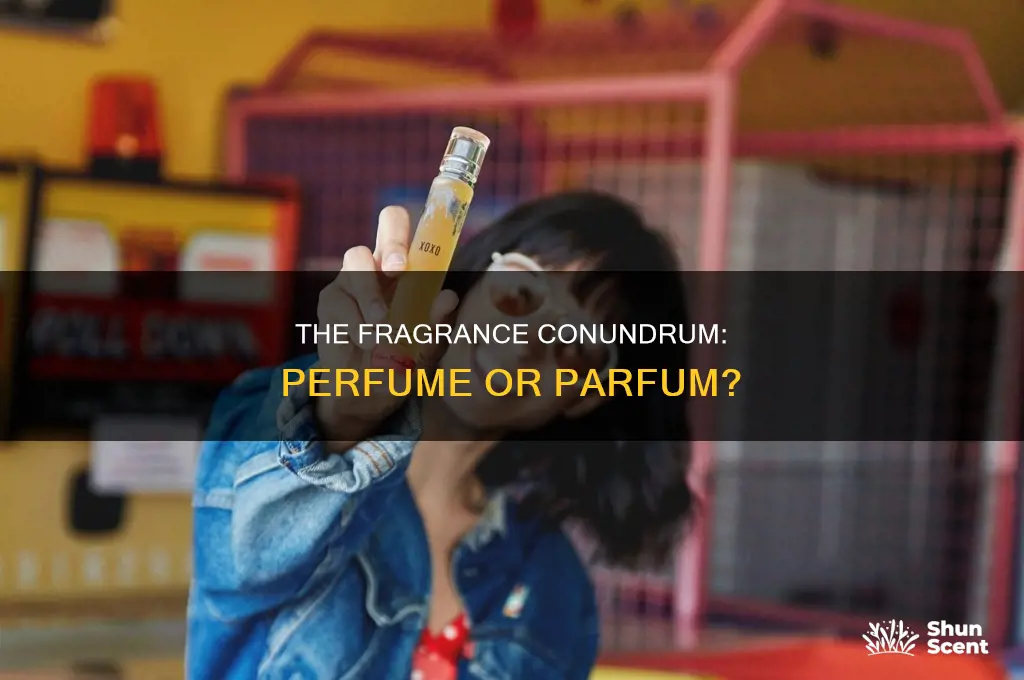 is it parfume or perfume