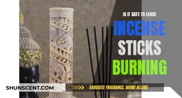 Incense Sticks: Safe to Leave Burning?