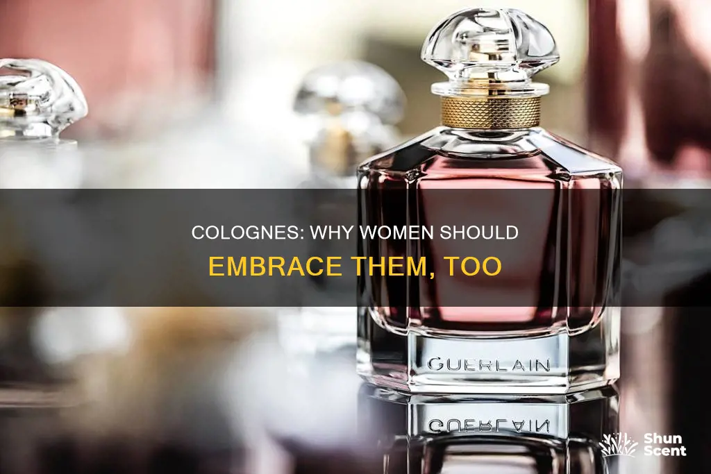 is it weird for a woman to wear cologne