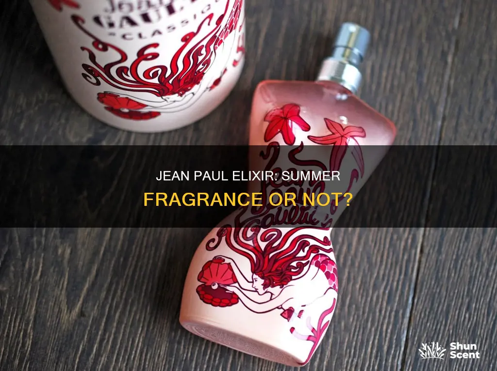 is jean paul elixir a summer fragrance