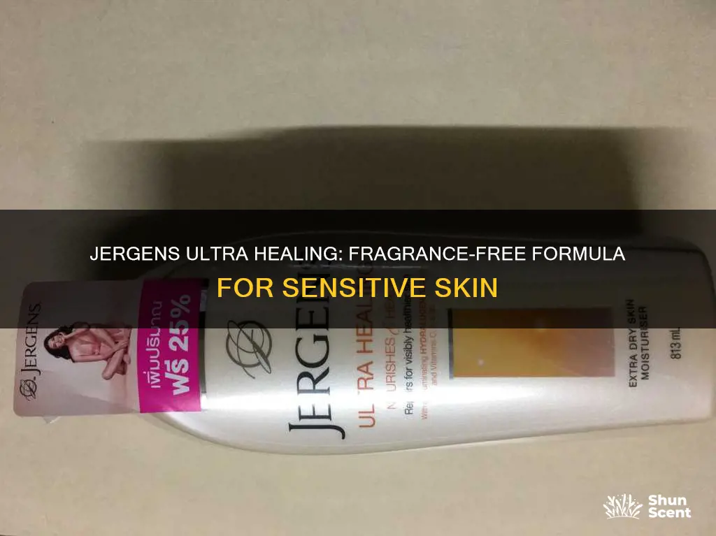 is jergens ultra healing fragrance free
