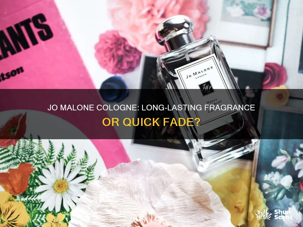 is jo malone cologne long lasting