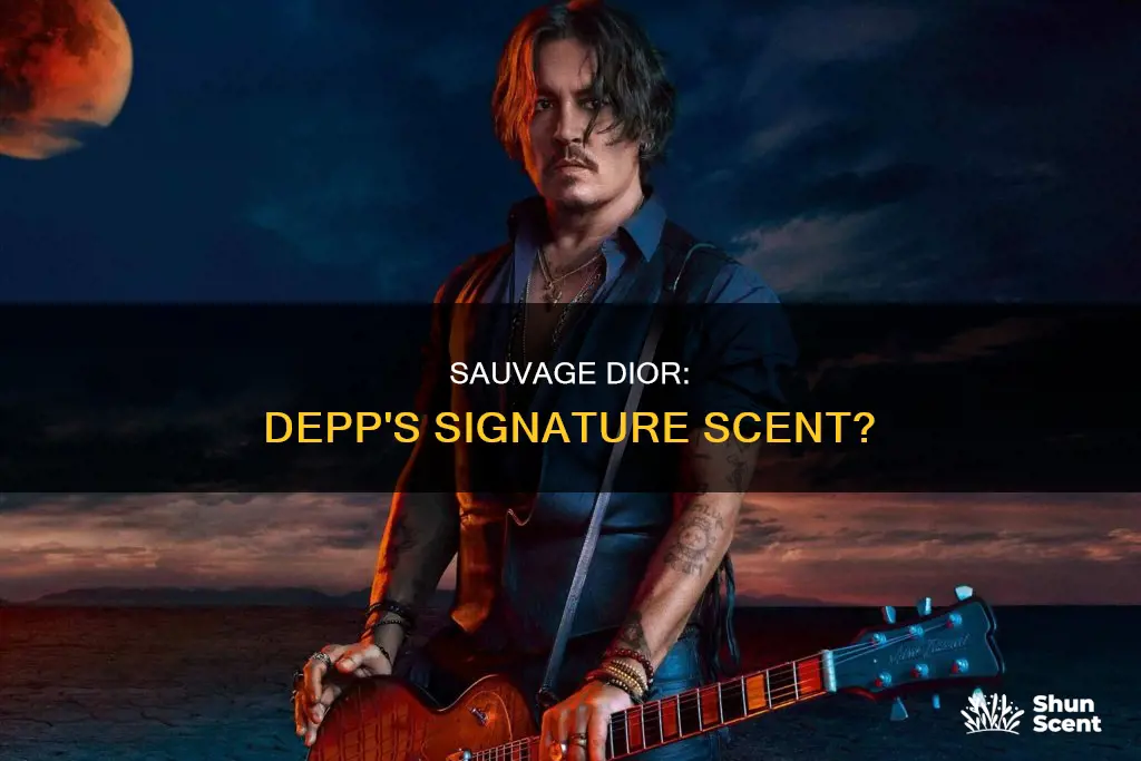 is johnny depp sauvage dior cologne