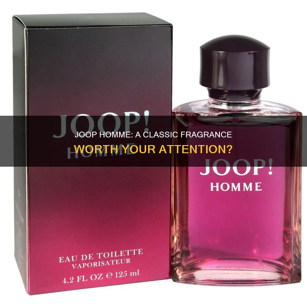 is joop homme a good fragrance