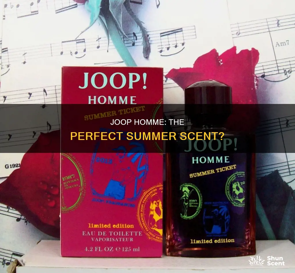 is joop homme a summer fragrance